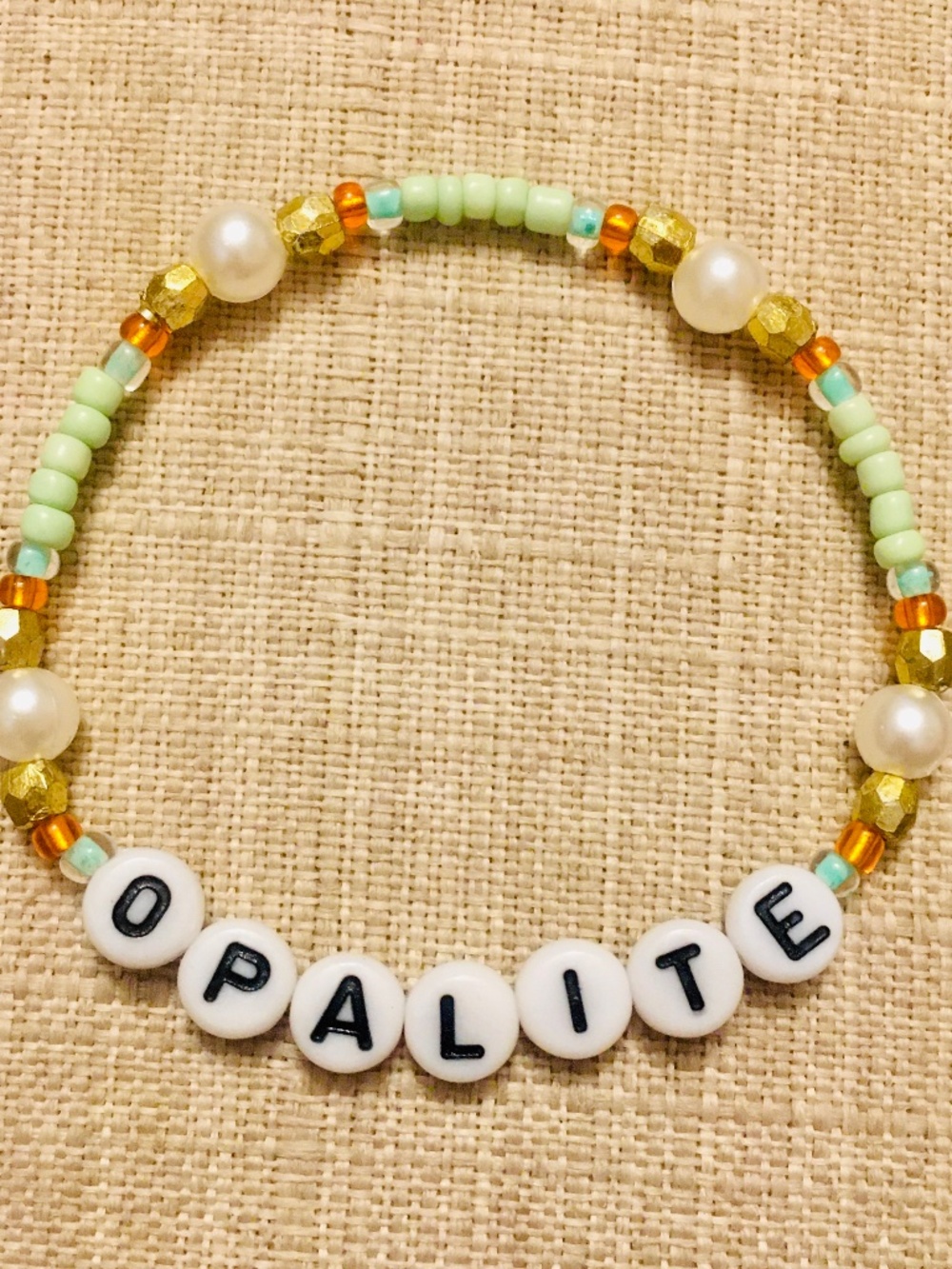 Handmade Opalite (Showgirl) Friendship Bracelet for Adults and Kids